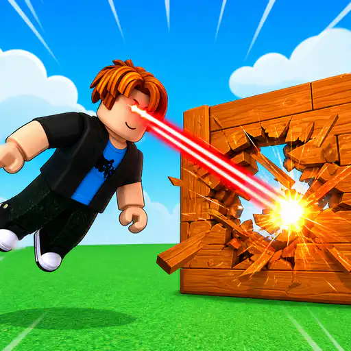 Obby: +1 Laser to Break Walls game cover