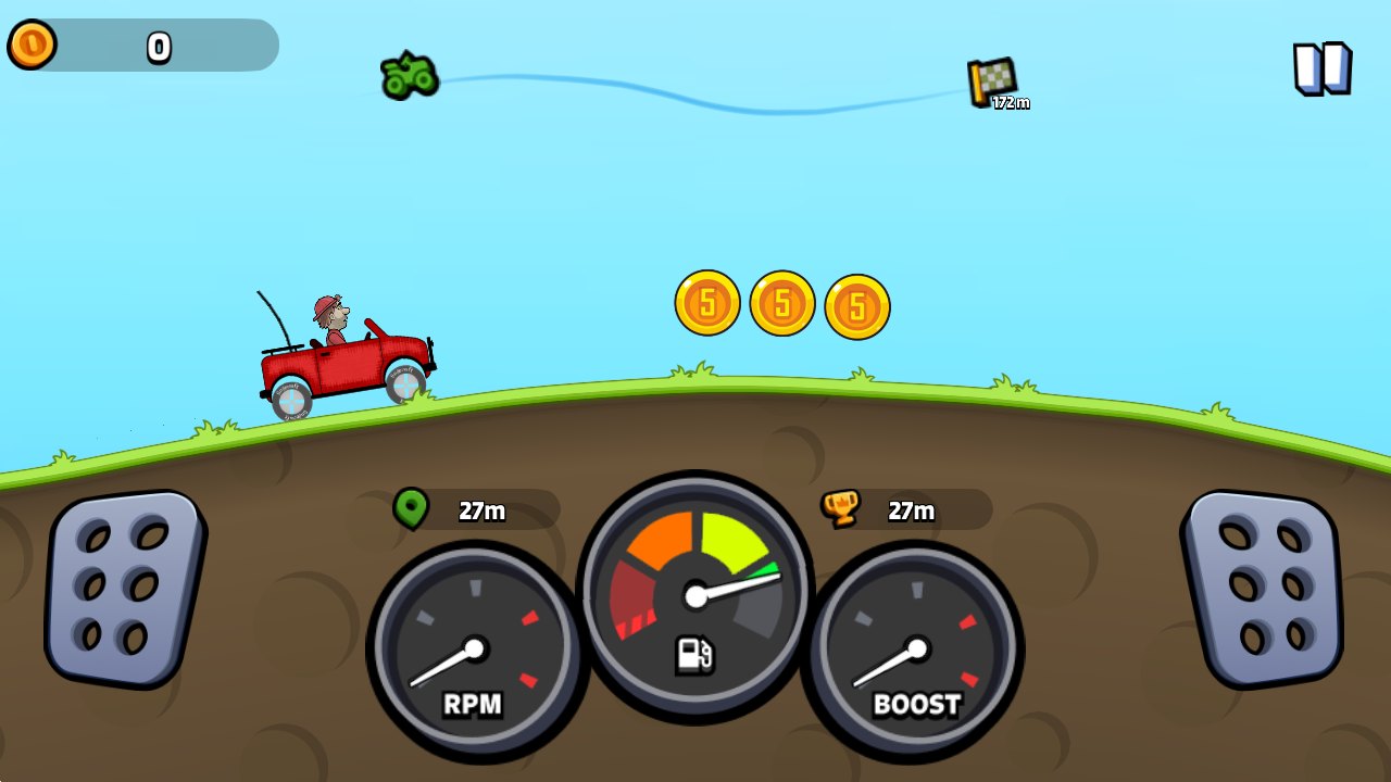 Hill Climb Racing gameplay screenshot 1