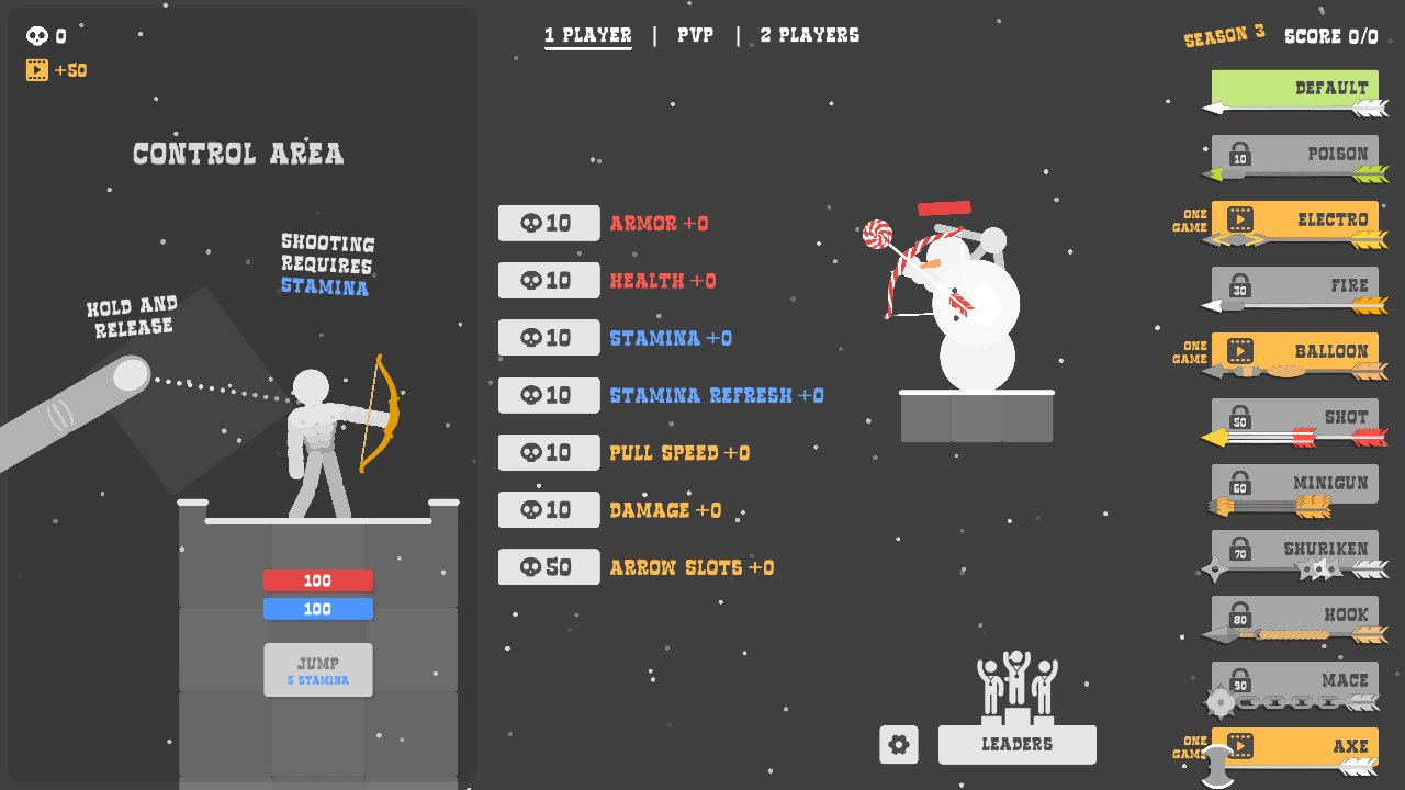 Ragdoll Archers gameplay screenshot 1