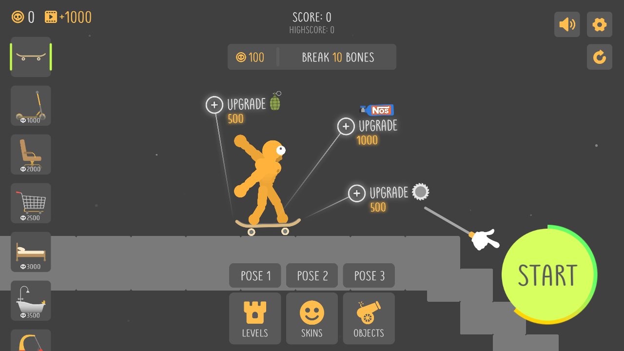 Ragdoll Fall gameplay screenshot 1