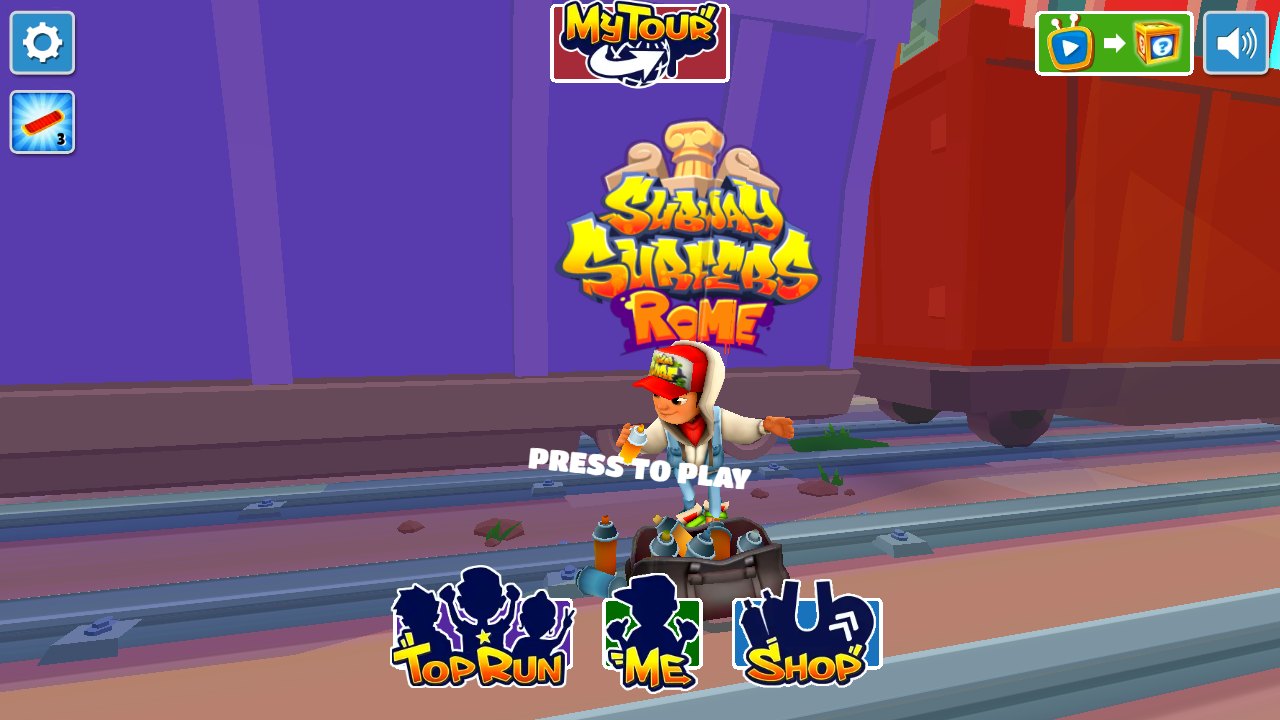 Subway Surfers gameplay screenshot 1